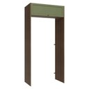 Ver imagem 1 de Porta-geladeira 103 Cm 1 Porta Basculante Rustic/verde Vik Madesa