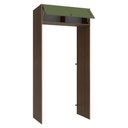 Ver imagem 5 de Porta-geladeira 103 Cm 1 Porta Basculante Rustic/verde Vik Madesa