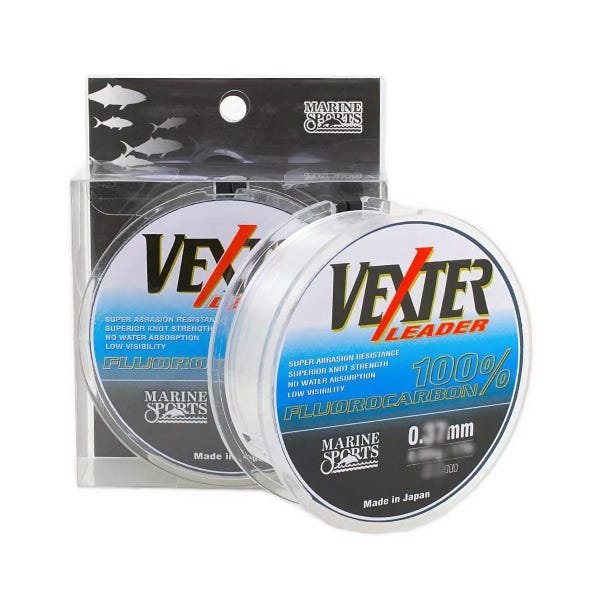 Linha Pesca Fluorcarbono Vexter Marine Sports 0.70mm 55 Lbs