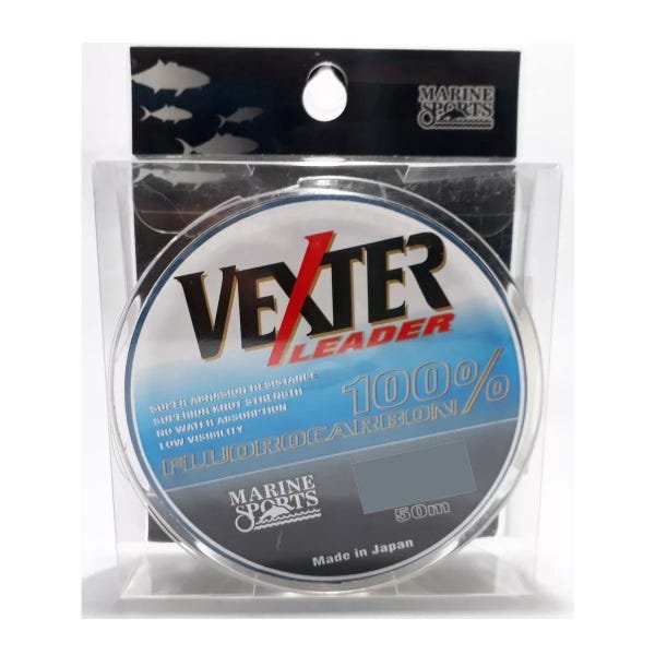 Linha Pesca Fluorcarbono Vexter Marine Sports 0.70mm 55 Lbs - 2
