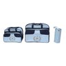 KIT BOLSA BEBE MATERNIDADE LUDY BABY 3 PEÇAS BS003AZ - 2