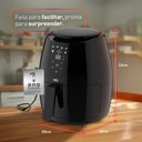 Ver imagem 6 de Fritadeira sem Óleo Airfryer Hq Digital Preto 5l Hq-af5ldp1 110v