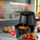 Ver imagem 4 de Fritadeira sem Óleo Airfryer Hq Digital Preto 5l Hq-af5ldp1 110v