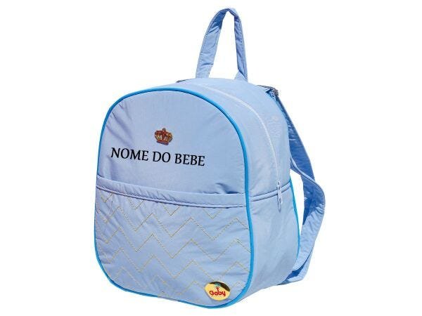 Bolsa De Costa Mochila Bebe Passeio Personalizada barato - Azul