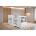 Ver imagem 1 de Berço com que Vira Cama com Prateleira Celinne- Mobibaby