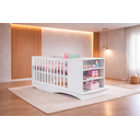 Ver imagem 2 de Berço com que Vira Cama com Prateleira Celinne- Mobibaby