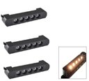 Ver imagem 1 de Kit 3 Luminária Led Pontual Linear 10w 3000k para Trilho Preto Bivolt
