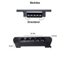 Ver imagem 2 de Kit 3 Luminária Led Pontual Linear 10w 3000k para Trilho Preto Bivolt