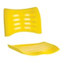 Ver imagem 2 de Cadeira Secretaria Turim Fixa - Amarelo