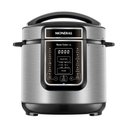 Ver imagem 1 de Panela de Pressão Elétrica Digital Mondial Master Cooker Pe-60-6l-i Preta/inox - 220v