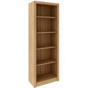 Ver imagem 5 de Estante Armário Alta Livreiro Multiuso Office 5 Prateleiras Amêndoa