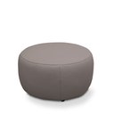 Ver imagem 4 de Conjunto Sala de estar Decorativo Mariele Poltrona Base Giratória em Aço com Puff Couro Avelã G88 -