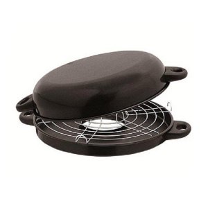Churrasqueira para Fogão Prestige Grill 30cm Antiaderente  Preta