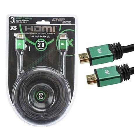 Cabo HDMI Macho Premium com Filtro 2.0 3 Metros
