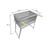 Churrasqueira Aço Galvanizado Espetinho Tamanho 65x40 Mec G - 8