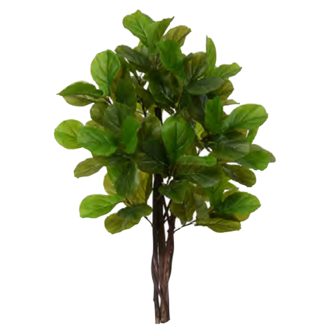 Planta Árvore Artificial Ficus Lyrata Real Toque X78 Verde 1,3m