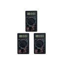 Ver imagem 1 de Kit 3 Multímetro Digital Tensão Corrente 3½ Dígitos Resistência Diodo Hfe Ponta Prova Md-300 Portáti