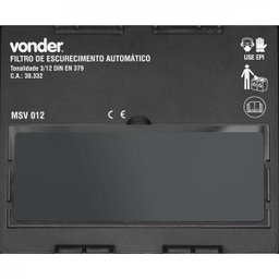 Máscara de escurecimento automático tonalidade 12 MSV 012 Vonder - 2