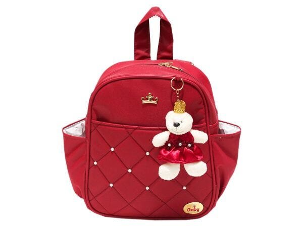 Mochila de Costas Bebe Passeio Realeza - Gaby Mundo Infantil-Bolsa