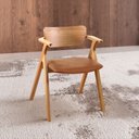 Ver imagem 2 de Cadeira Zara Corino Cinamomo/terracota