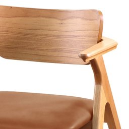 Cadeira Zara Corino Cinamomo/terracota - 5