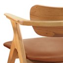 Ver imagem 6 de Cadeira Zara Corino Cinamomo/terracota