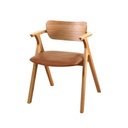 Ver imagem 1 de Cadeira Zara Corino Cinamomo/terracota