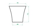 Ver imagem 2 de Vaso Plantar plantas Frutíferas Taça 70x80 - AMARELO GIRASSOL 007