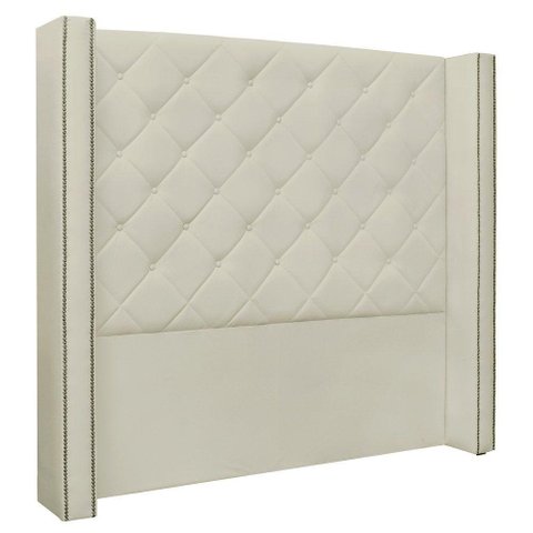 Cabeceira Cama Box Casal Queen Size Alteza 160Cm Bege