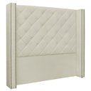 Ver imagem 1 de Cabeceira Cama Box Casal Queen Size Alteza 160Cm Bege