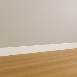 Rodapé Poliestireno 10cm Liso Branco 2m Rm Decor - 5