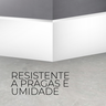 Rodapé Poliestireno 10cm Liso Branco 2m Rm Decor - 4