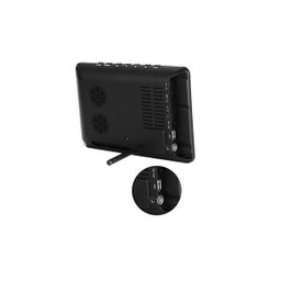 TV Digital Portátil Monitor 9Pol Conversor Integrado Mtm909 Tomate - 2