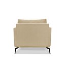 Ver imagem 2 de Kit 2 Poltronas Decorativa Livorno Linho com Pés em Aço Ssx Multicoisas Dourado
