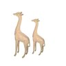escultura girafa em poliresina 29,5x12x5cm mart - 2