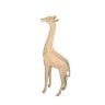 escultura girafa em poliresina 29,5x12x5cm mart - 3