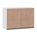 Ver imagem 1 de Maleiro Ponte Aérea 2 Portas 97cm Branco C/Cumaru