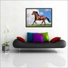 Quadro Animais Cavalo Pet Shop Moldura Salas Decorações TT04 - 1
