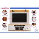 Ver imagem 7 de Estante Home Painel p/ TV 70 pol Henry 182cm Off White DJ Móveis