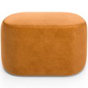 Ver imagem 6 de Puff Decorativo Orgânico para Living Quarto 70cm Doha W01 Couríssimo Whisky - Lyam Decor