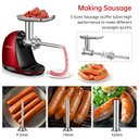 Ver imagem 6 de Moedor de Carne Metálico Amzchef para Juicer com 3 Tubos de Enchimento