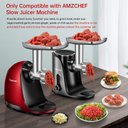 Ver imagem 2 de Moedor de Carne Metálico Amzchef para Juicer com 3 Tubos de Enchimento