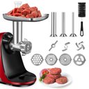 Ver imagem 1 de Moedor de Carne Metálico Amzchef para Juicer com 3 Tubos de Enchimento