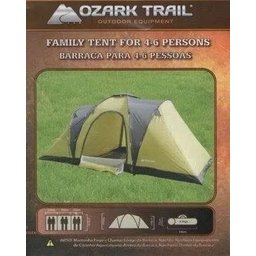 Barraca Familiar Ozark Trail Verde 04 a 06 Pessoas Divisão de Quartos - 2