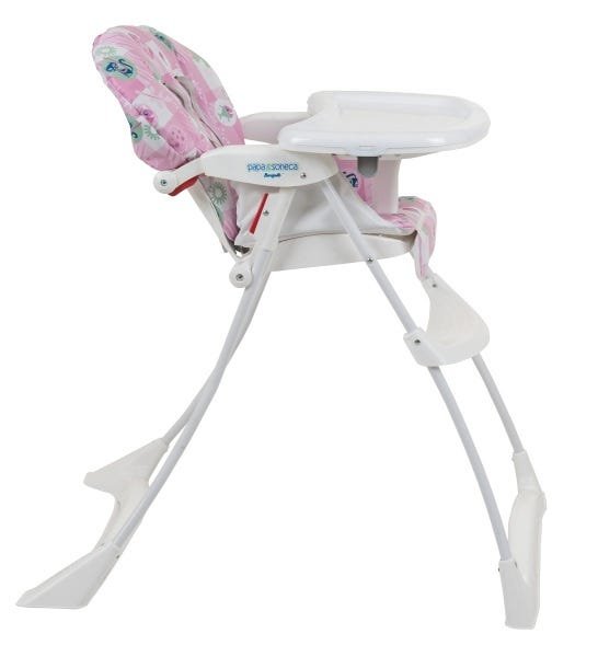 Cadeira Refeição Papa E Soneca Peixinhos Rosa Burigotto - 2