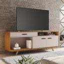 Ver imagem 3 de Rack para TV de Até 65 Polegadas Ímpar JCM Movelaria RACK ÍMPAR CINAMOMO FOSCO/OFF JCM
