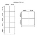 Ver imagem 7 de Kit Conjunto Para Escritório 6 Peças Cubic Cinza Caemmun