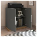 Ver imagem 3 de Kit Conjunto Para Escritório 6 Peças Cubic Cinza Caemmun