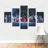 Quadro Filmes e Séries Star Wars Santa Ceia Darth Vader, Darth Sidious Stormtroopers em Tela - 1