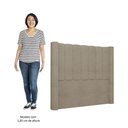 Ver imagem 5 de Cabeceira Casal Queen Cama Box 160cm Claire I02 Bouclê Capuccino - Mpozenato